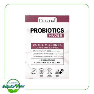 Probioticos mujer 25 billones 20 cap Drasanvi