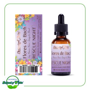 Flores de Bach Rescue Night 30 ml Salud y Vida