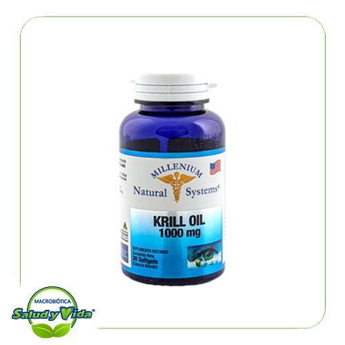 Aceite de krill 1000 mg 30 soft Millenium