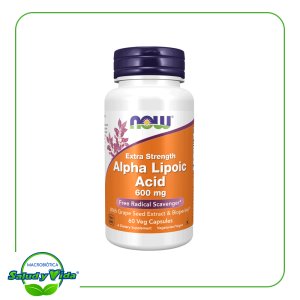 Acido Alpha Lipoico 600 mg 60 caps Now